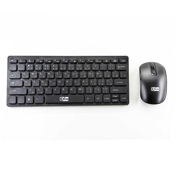 کیبورد ماوس بی‌سیم مینی اکسون مدل K120
