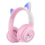 هدفون بی سیم بچگانه طرح گربه مدل AKZ02 - Image 3